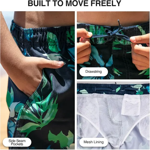 Miniatura 80 de Kanu Surf Traje de baño Yolo de secado rápido UPF 50+ para niños
