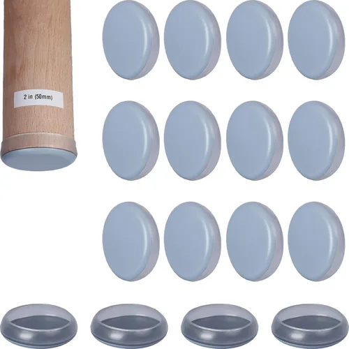 Miniatura 8 de Almohadillas deslizantes para patas redondas de muebles (1 pulgada (0.984 in), paquete de 16 unidades, para mesa/silla/gabinete/sofá, protegen