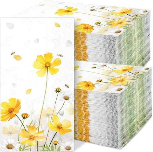 Miniatura 22 de gisgfim 100 piezas de servilletas de papel desechables con estrellas patrióticas para el 4 de julio, Día de la Independencia, servilletas