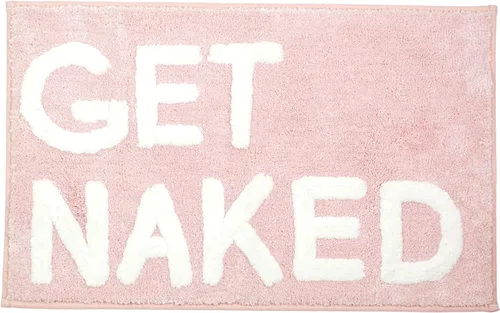 Miniatura 12 de LABEND HOME Alfombra de baño Get Naked de 20 x 31.5 pulgadas, divertida alfombra de baño, respaldo antideslizante de microfibra de felpa, lavable a