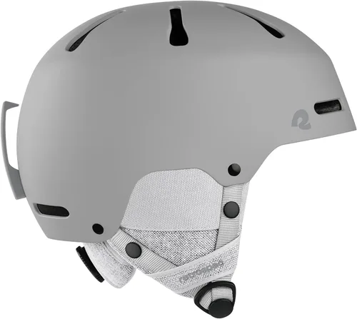Retrospec Comstock - Casco de esquí y snowboard para adultos y jóvenes - Casco de nieve ajustable con carcasa protectora y ventilaciones Matte Slate