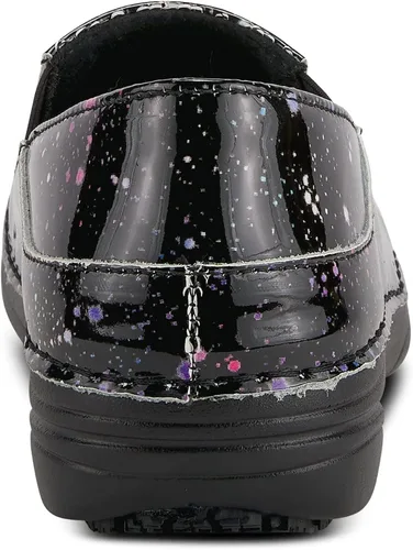 Miniatura 4 de Spring Step Zapatos de trabajo Manila para mujer, negro Multi charol
