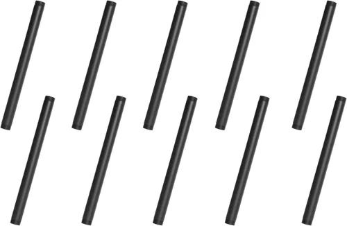 HITOMEN Tubo de metal industrial de 3/4 pulgadas x 11.25 pulgadas (10 piezas) – Tubos roscados negros de hierro resistente para montaje en pared,