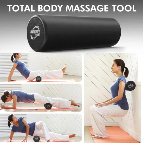Miniatura 3 de Invincible Fitness Rodillo de espuma EPP para masaje de tejidos profundos: mejora la recuperación, alivia el dolor y aumenta la movilidad para un tú