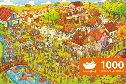 Miniatura 13 de MOMIBOOK Rompecabezas para adultos de 1000 piezas de City Story New - Londres, imagen de pintura Difícil desafiante difícil difícil imposible