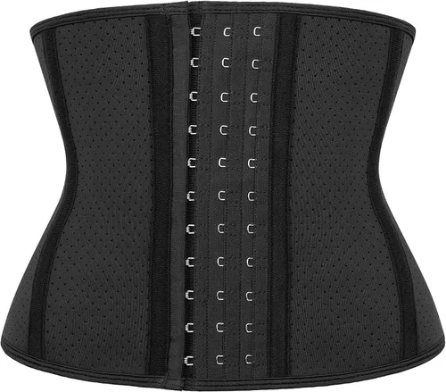 Miniatura 13 de Entrenador de Cintura de Torso Corto para Mujer, Baja la Grasa del Vientre, Fajas Colombianas de Entrenamiento, Corsé Moldeador de Cintura