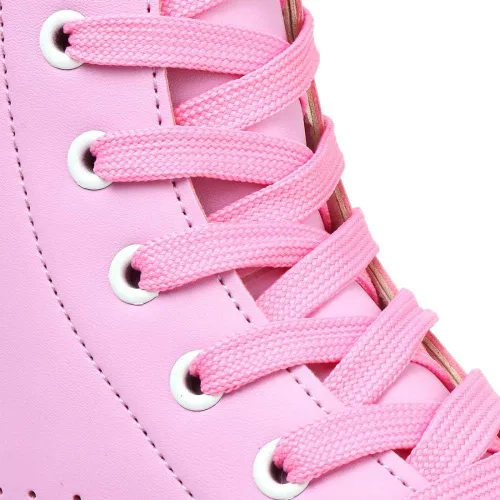 Miniatura 5 de YYW - Patines de cuero PU de alta calidad para mujeres y hombres, tipo botín, clásicos de doble fila, para interiores y exteriores, con bolsa