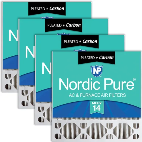 Miniatura 20 de Nordic Pure 20 x 20 x 5 (19_5/8 x 19_7/8 x 4_3/8) Honeywell/Lennox MERV 12 filtros de aire de repuesto, 2