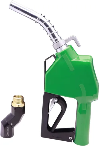Miniatura 11 de Boquilla de combustible de 1 pulgada NPT con apagado automático verde para bomba de gasolina, boquilla resistente con manguera de combustible
