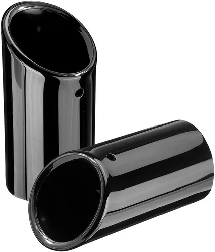 Miniatura 8 de Dsycar Silenciador de tubo de escape de coche de acero inoxidable con revestimiento negro pulido compatible con VW Volkswagen JETTA 2009-2018