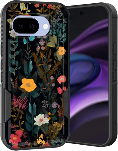 Miniatura 147 de Funda para Pixel 6A, Híbrida de Doble Capa de Servicio Pesado Resistente a Prueba de Golpes PC Duro + Funda Protectora de Silicona Suave para Google