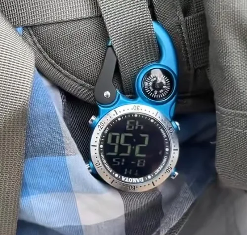 Miniatura 2 de Dakota Clip digital, reloj de clip, alarma, cronómetro, temporizador y reloj de doble hora, regalos al aire libre para hombres y mujeres, uso