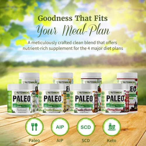 Miniatura 4 de Paleo Perfection - Polvo de proteína de colágeno de carne de res alimentada con pasto de chocolate doble con stevia - Paleo, Keto, SCD, AIP Proteína