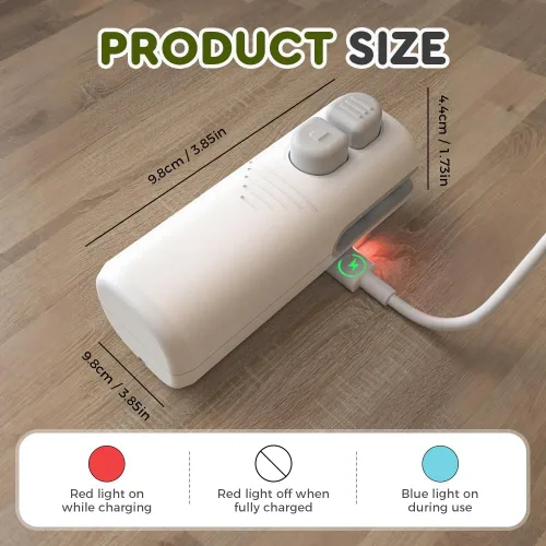 Miniatura 7 de Mini sellador de bolsas 3 en 1, cortador y sellador de bolsas recargable actualizado 2026 para bolsas de chips, sellador a presión doméstico