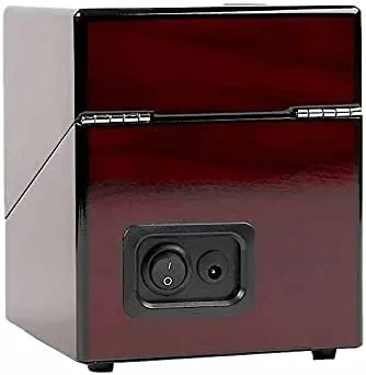 Miniatura 4 de OOCCO Storage Box Case Holder Watch Winder Board Wood Chain Motor Shaker Automatic Single Saint Finding Display