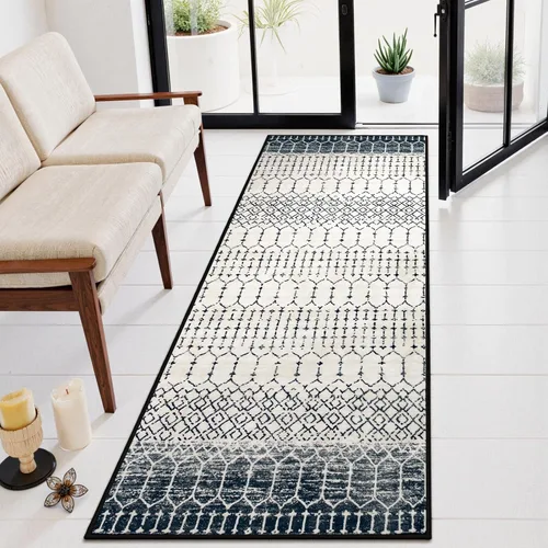 Miniatura 46 de Lahome Alfombras marroquíes para pasillos 2x8 Beige Alfombra de pasillo lavable antideslizante resistente a las manchas Alfombra de cocina