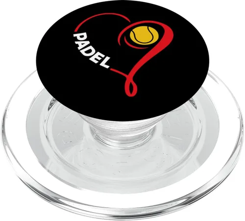Miniatura 7 de Love Padel Player Raqueta Heart Padel Lovers PopSockets Adhesivo PopGrip
