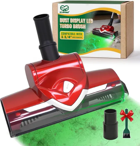 Miniatura 10 de EZ SPARES Cabezal de cepillo turbo de repuesto con pantalla LED de polvo, cepillo universal para aspiradora compatible con la mayoría de marcas