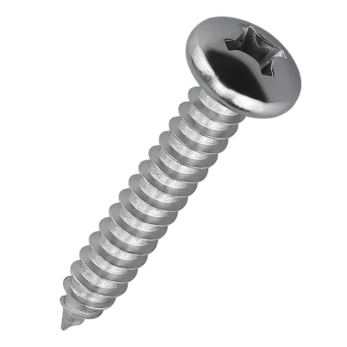 Tornillos para madera Phillips de acero inoxidable #14 x 1-1/2" (paquete de 30), acero inoxidable 304 (18-8), tornillos de chapa de cabeza plana