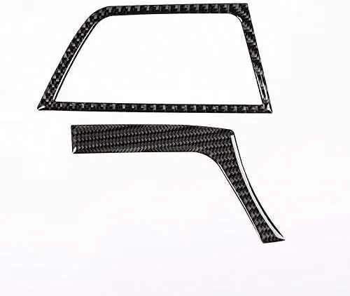 Miniatura 6 de YIWANG Adhesivos de fibra de carbono real para marco de ventilación de aire, 2 unidades, para BMW Serie 3 GT F30 F33 F34 F36 2013-2019 Accesorios
