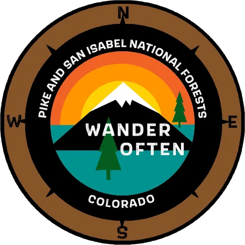 Miniatura 3 de Pike National Forest Colorado - Wander Often - 3.5" Ventana coche camión calcomanía calcomanía vacaciones recuerdo viaje aventura tema novedad