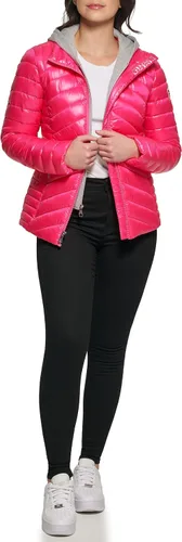 Miniatura 2 de GUESS Chaqueta ligera y plegable para mujer, acolchada, de transición