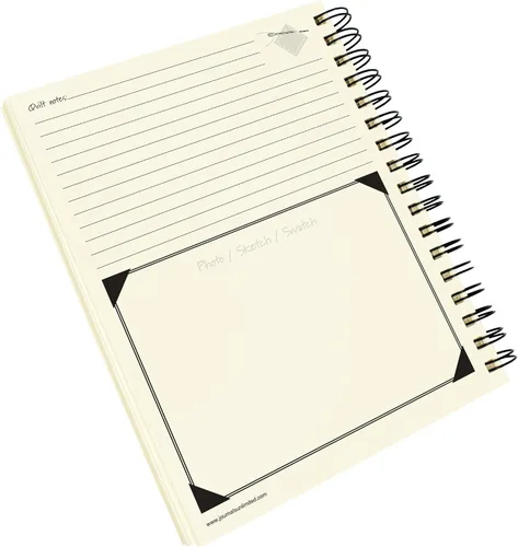 Miniatura 5 de Write it Down Series by Journals Unlimited, Guided Journal, Quilting, The Quilters Journal, tamaño completo 7.5 x 9 pulgadas, tapa dura de Kraft