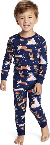 Miniatura 41 de Gymboree Conjunto de pijama unisex de algodón de Navidad de 2 piezas, niño grande, niño pequeño, gimnasio para bebé