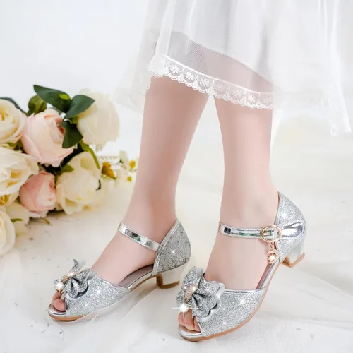 Miniatura 2 de Osinnme - Sandalias de boda para niña pequeña y grande