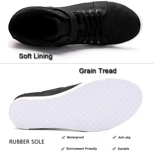Miniatura 6 de Athlefit - Tenis de mujer con agujetas y cuña Alta moda, Botines al tobillo