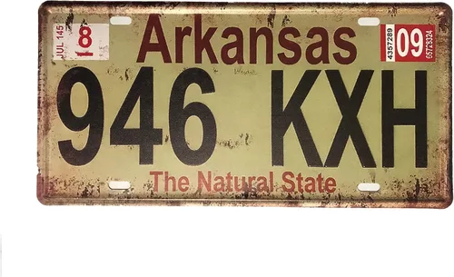 Miniatura 38 de Placa de matrícula de Wyoming de aluminio, placa decorativa de automóvil novedosa, placas de matrícula de 12"x6" para el frente del automóvil, placa