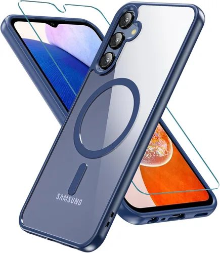 Miniatura 10 de Funda magnética para Samsung Galaxy A15, Samsung A15 5G con protector de pantalla, [protección contra caídas de grado militar] Funda protectora