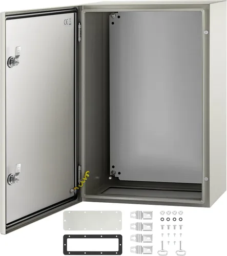 Miniatura 16 de VEVOR NEMA - Caja de acero de 16 x 16 x 6'', caja eléctrica de acero NEMA 4X, IP66 impermeable y a prueba de polvo, caja de conexiones eléctricas