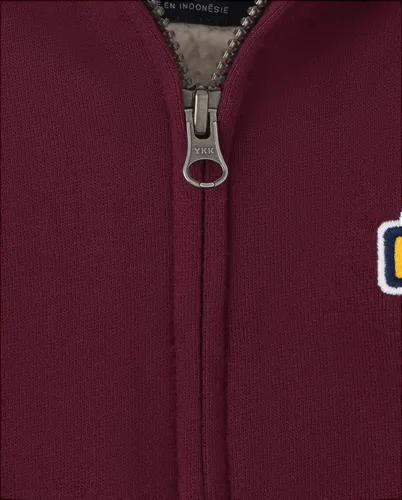 Miniatura 2 de The Childrens Place Sudadera con capucha de manga larga para niños con forro de sherpa y cremallera frontal