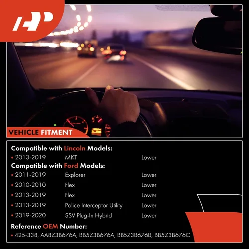 Miniatura 3 de A-Premium Eje Inferior de la Columna de Dirección Eje de la Columna de Dirección Compatible con Ford Explorer 2016-2019, Flex 2013-2019, Explorer
