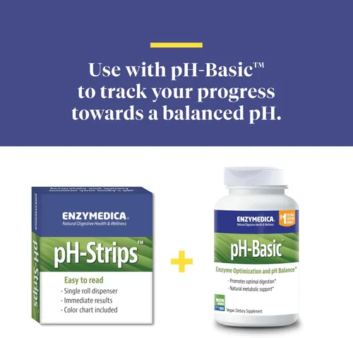 Miniatura 4 de Enzymedica Tiras de prueba de pH para mujeres y hombres, tiras de prueba de pH para orina y saliva, rastrea la acidez corporal y los niveles