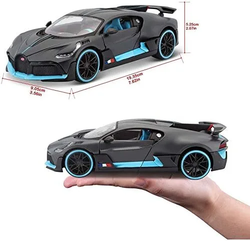 Miniatura 4 de Maisto Tech Bugatti Divo Gris Oscuro 1/24 Diecast Modelo Auto