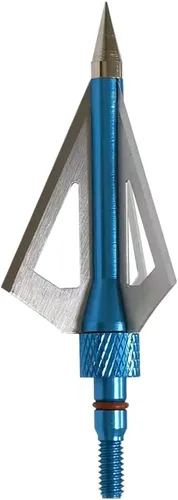Miniatura 5 de 3 cuchillas de caza de 100/125 granos, cabezas de flecha atornilladas, puntas de flecha compatibles con ballesta y arco compuesto + 1 estuche