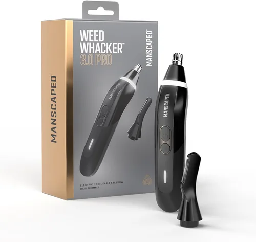 Miniatura 10 de MANSCAPED® The Weed Whacker® 2.0 Cortadora eléctrica de vello nasal y de orejas – Herramienta de precisión de 7,000 RPM con batería recargable, uso