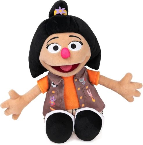 Miniatura 10 de GUND Sesame Street - Peluche oficial de Gabrielle, muñeca de felpa prémium para edades de 1 año en adelante, 13 pulgadas Rosa colorido/naranja