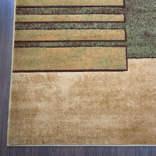Miniatura 4 de Home Dynamix Tribeca Mason - Juego de 3 alfombras (3 unidades), color marrón y verde Marrón/Verde