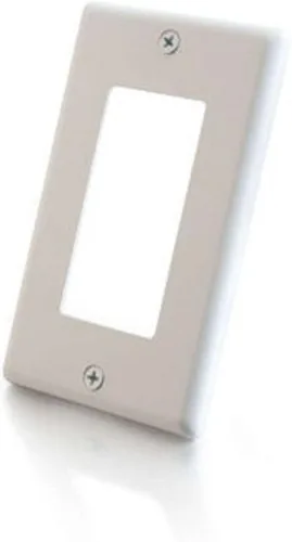 Miniatura 8 de C2G 03721 Placa de pared Keystone de dos puertos, color blanco