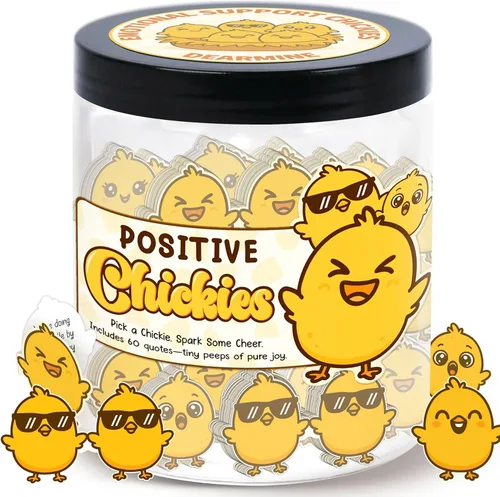 Miniatura 30 de Tarro de Manzanas Positivo con 60 Tarjetas de Afirmación Diaria, Regalo de Apoyo Emocional de Manzanas, Tarjetas de Manzanas, Regalos Divertidos