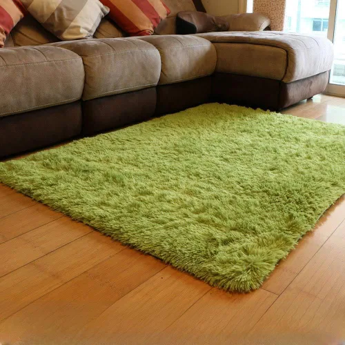 Miniatura 10 de PAGISOFE Alfombras suaves y esponjosas de color verde azulado para dormitorio, habitación de los niños, sala de estar, alfombra peluda