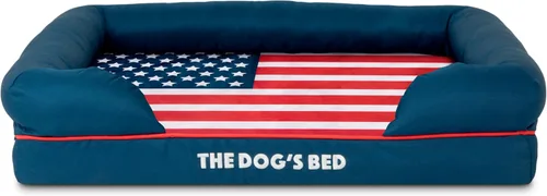 Miniatura 51 de The Dog's Bed - Cama ortopédica de espuma viscoelástica para perros medianos, colchón de soporte de alta densidad, entrada frontal baja, funda negro