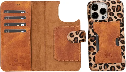 Miniatura 103 de Venito Florence - Funda de piel compatible con Samsung Galaxy S9, extra segura con bloqueo RFID, cartera desmontable para teléfono (gris decolorado)