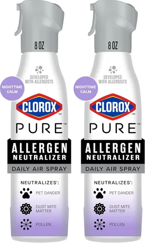 Miniatura 18 de Clorox Pure Neutralizador de alérgenos en aerosol diario, brisa limpia, 8 onzas