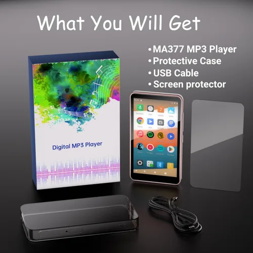 Miniatura 9 de Reproductor de MP3 con Bluetooth y WiFi, Android 9.0 de 144 GB, pantalla táctil de 4 pulgadas, reproductor MP3 y MP4 dgtenk Kids para Spotify