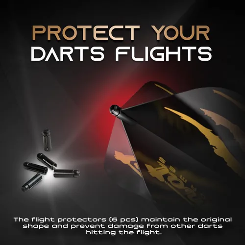 Miniatura 4 de IgnatGames Vuelos de dardos y accesorios – Juegos de 30 dardos de diferentes formas y 6 protectores de vuelo, kit de accesorios de dardos