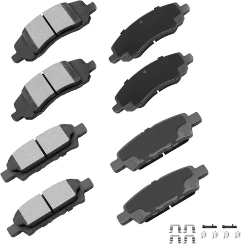 Miniatura 36 de cciyu - Juego de pastillas de freno de cerámica profesionales delanteras - Para Geo Prizm (1993-1997), Toyota Camry (1992-2001), Celica (1994-1997)